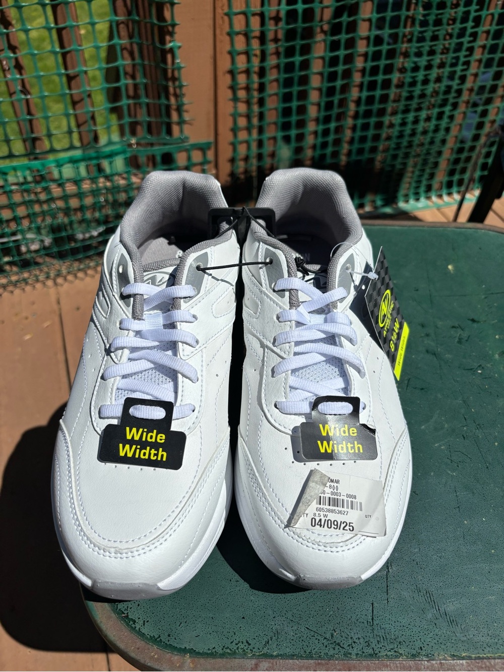 Athletic works brand new 8.5 and 9 wide sneakers w tags set of two